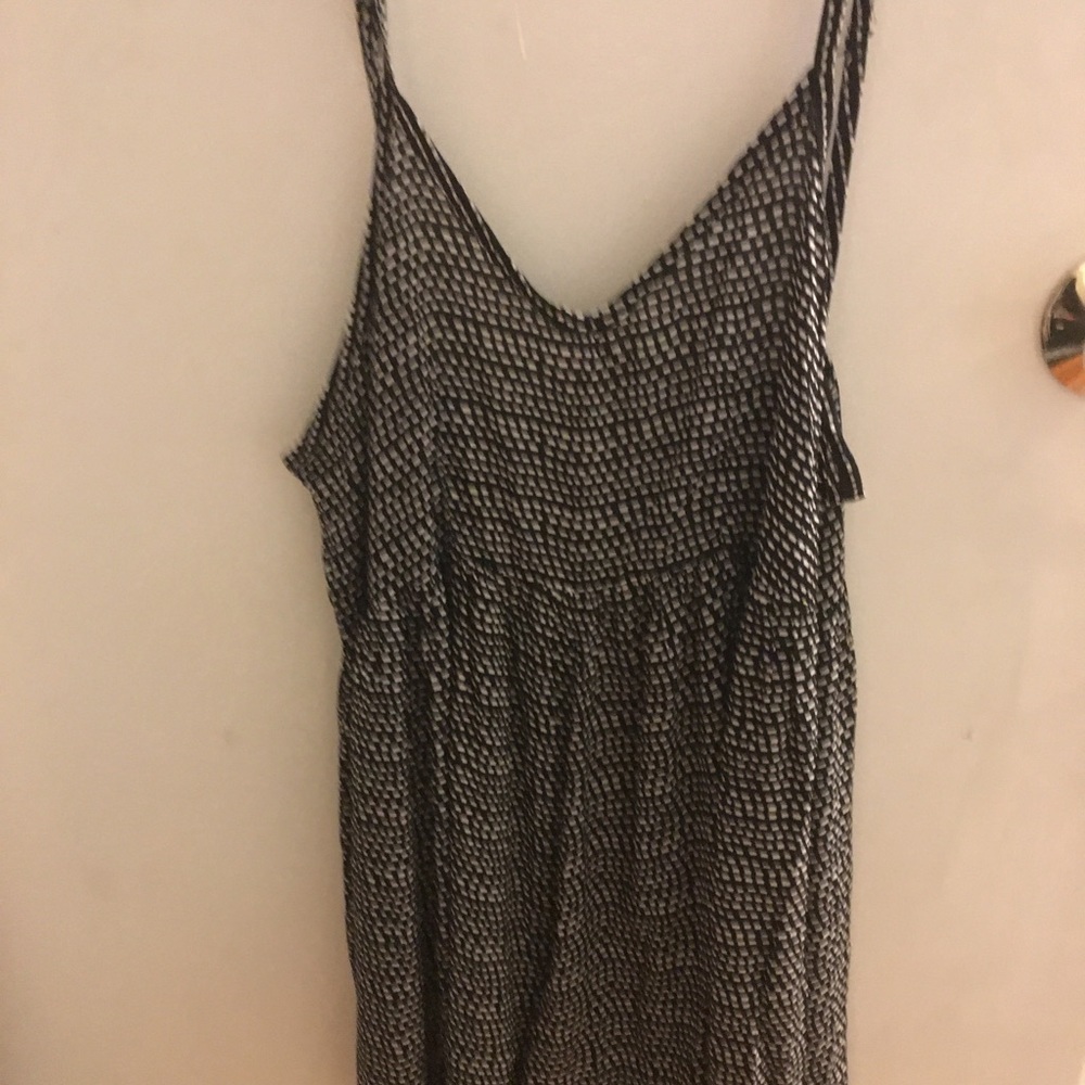 Black and white romper